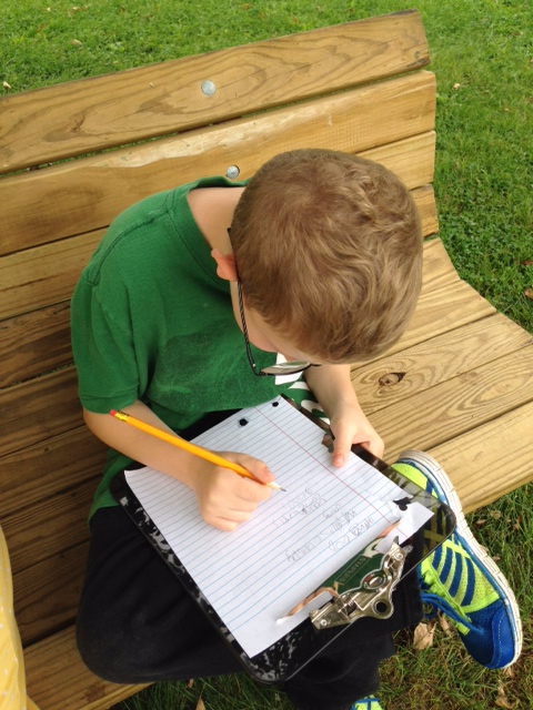 Writing away… and students love writing letters to their pen-pals