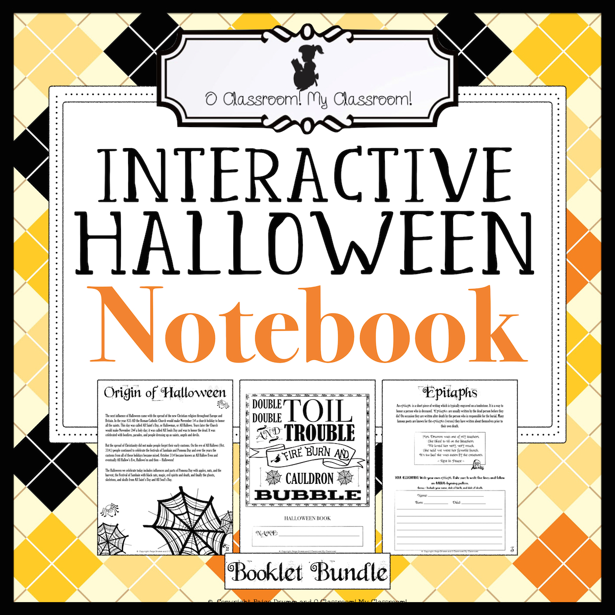 Interactive Halloween Notebook’