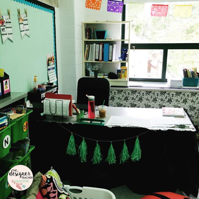 I know many teachers have moved away from having a teacher desk