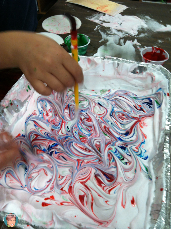 Marbleizing: messy and hands-on, but most of all, fun!
