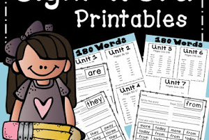 Sight Word Worksheets – Practice Makes Perfect!
