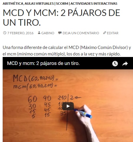 Gabino crea sus propios vídeos de lecciones online y los comparte en su blog de clase. Así, ¡puede hacer las explicaciones como él quiera! Gabino crea sus propios vídeos de lecciones online y los comparte en su blog de clase. Así, ¡puede hacer las explicaciones como él quiera!