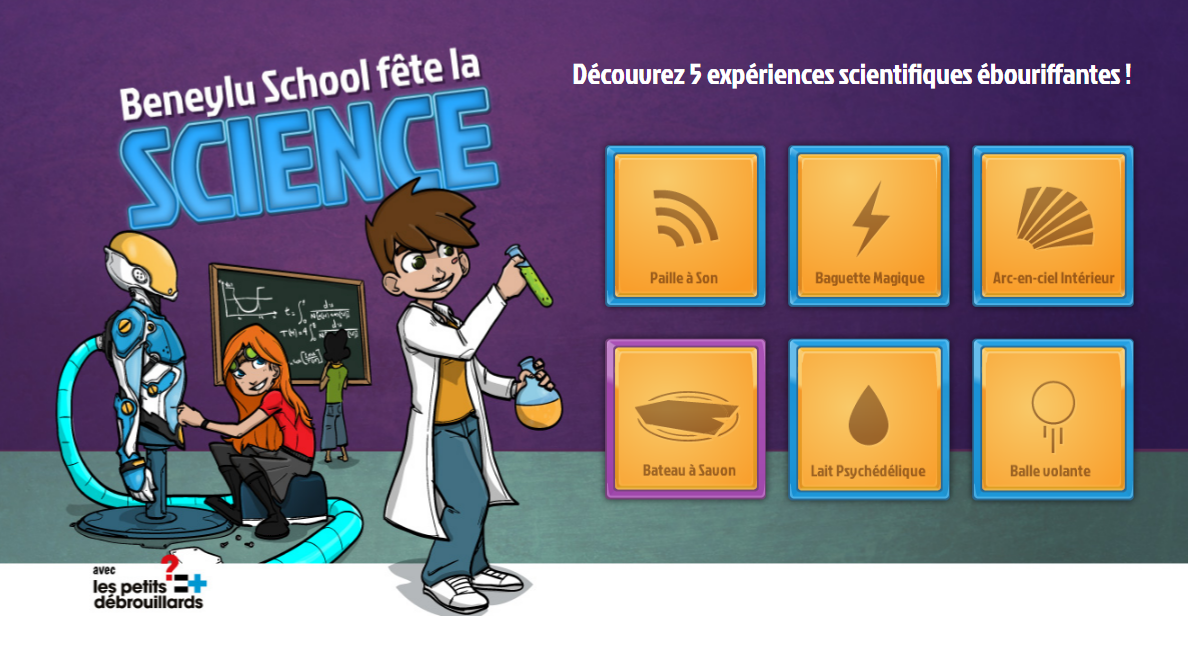 Les élèves choisissent une expérience et se lancent. Les élèves choisissent une expérience et se lancent.