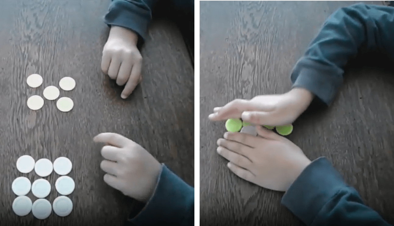 Le geste de l’addition