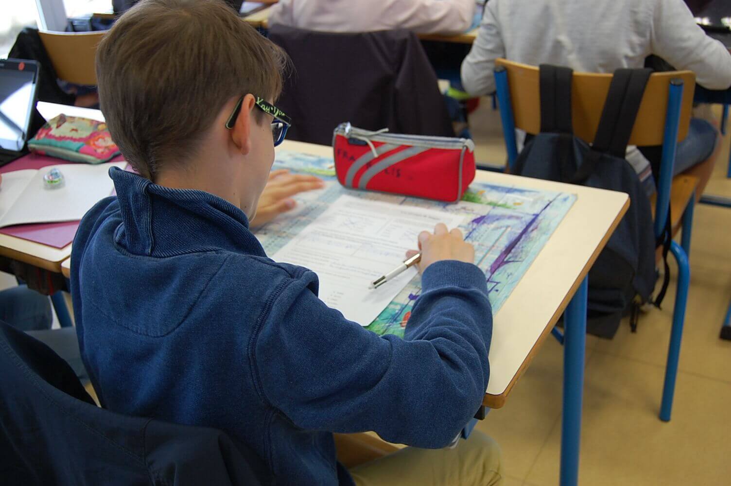 Les élèves se concentrent sur les apprentissages Les élèves sont concentrés sur leur apprentissage car ils connaissent leur emploi du temps